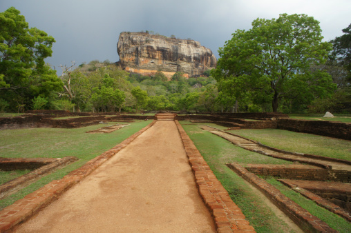Beautiful Sigiriya lion's rock
