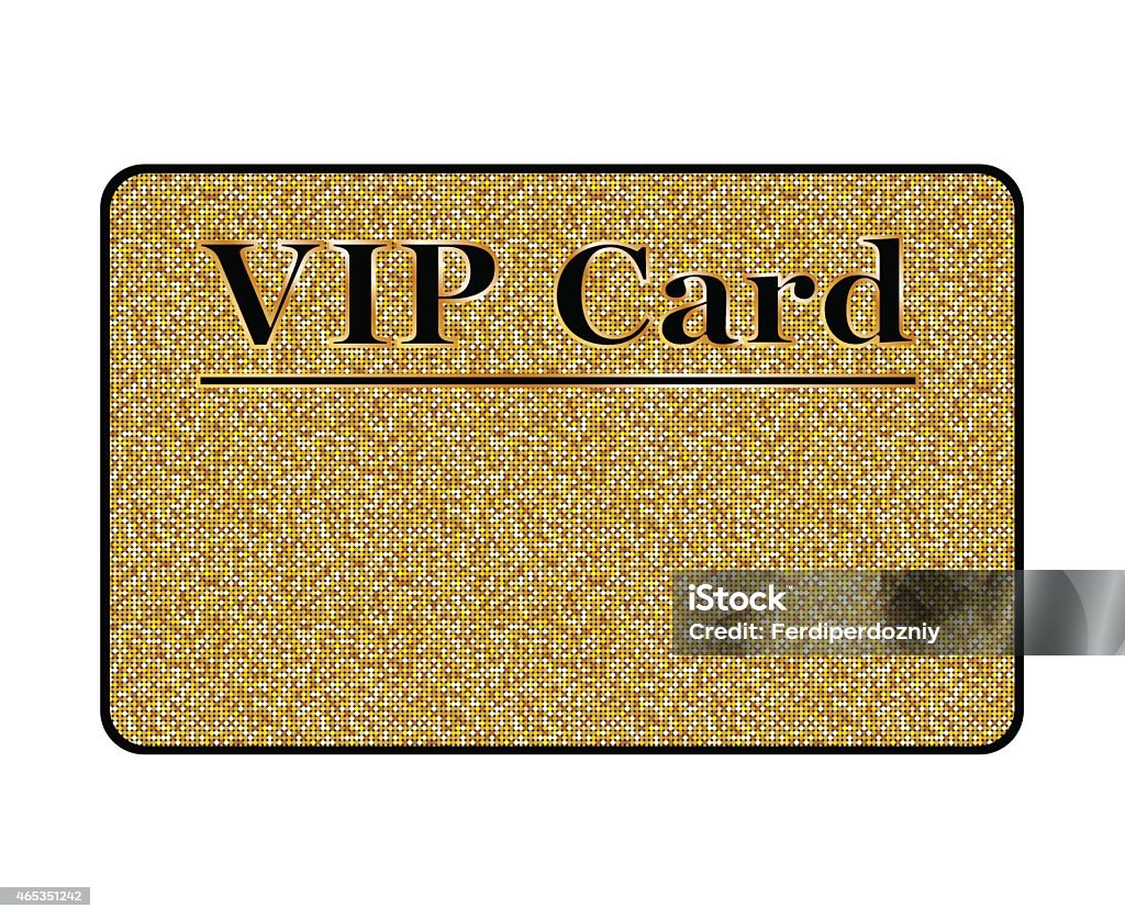 VIP card Glitter stock vector