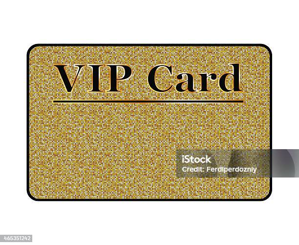 Vip Card Stock Illustration - Download Image Now - Glitter, Telephone, 2015