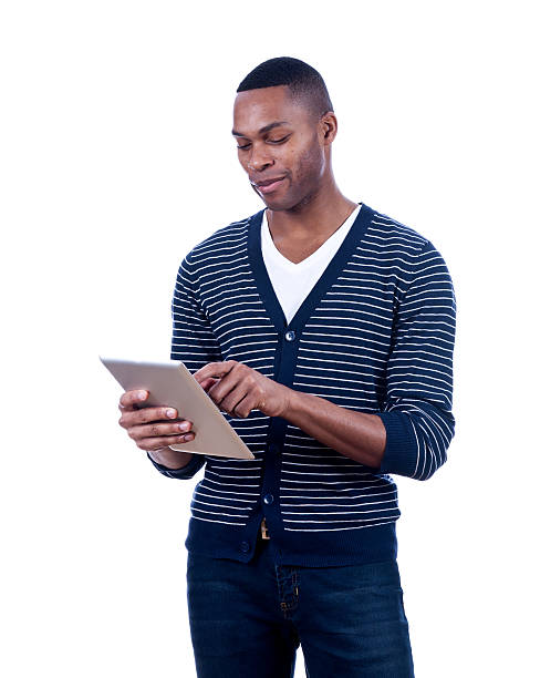 istock African American Man with Digital Tablet 465352032