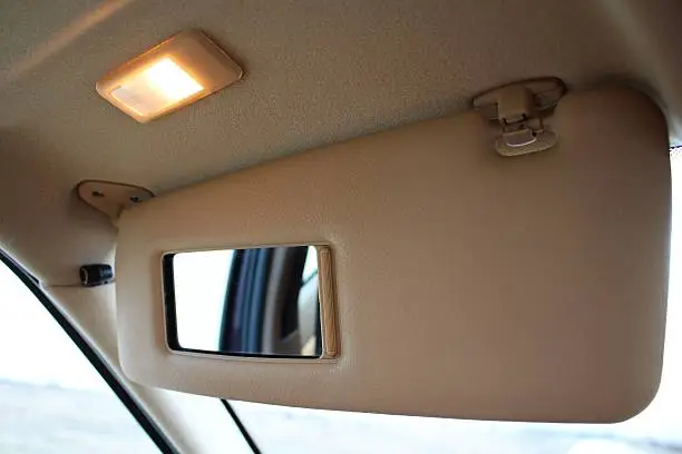 A photo of Car sun light protection visor