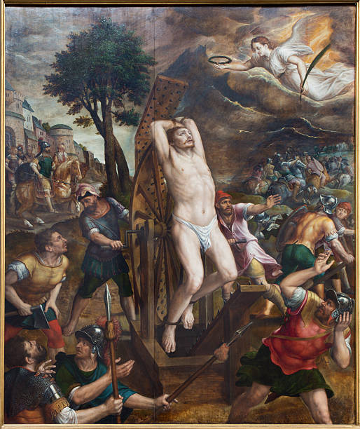 istock Mechelen - The Martyrdom of saint George paint 465356191