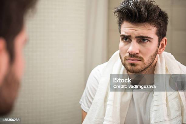 Vegetables Stock Photo - Download Image Now - Mirror - Object, Sadness, Men