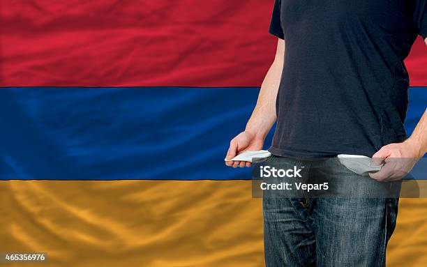 Recession Impact On Young Man And Society In Armenia Stock Photo - Download Image Now