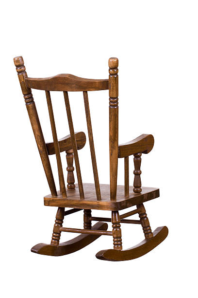istock old wooden rocking chair 465357011