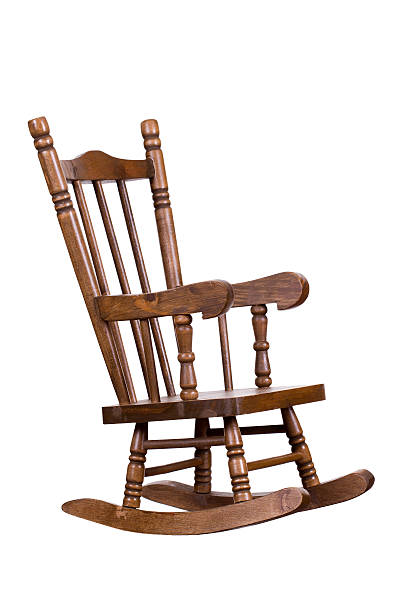 istock old wooden rocking chair 465357041