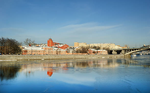 istock Moscow River and promenade, Russia 465360929