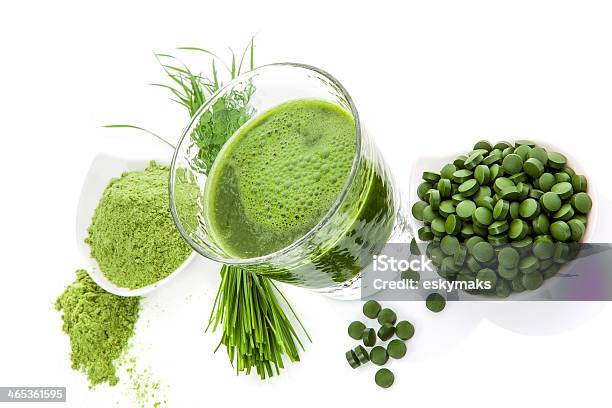 Green Superfood Stock Photo - Download Image Now - Alternative Medicine, Antioxidant, Blade of Grass