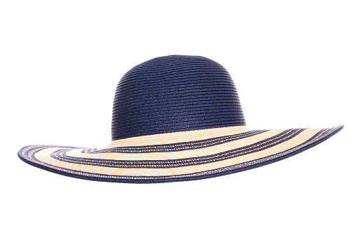 blue sombrero de sol de verano photo