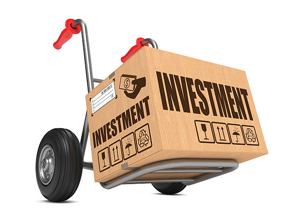 istock Investment - Cardboard Box on Hand Truck. 465370791