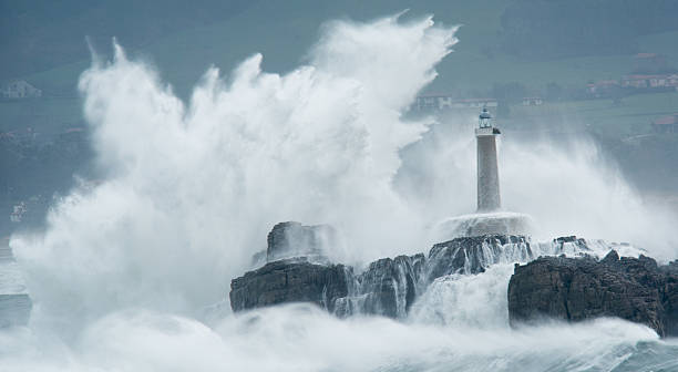 temporal waves 230215 santander.temporal of waves.foto nacho cubero cantabria photos stock pictures, royalty-free photos & images