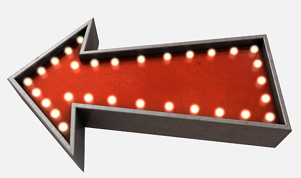 istock Vintage Red Arrow Sign 465375888
