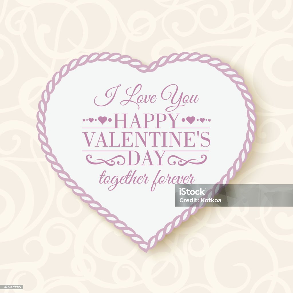 Happy Valentine's Day - card. Happy Valentine's Day - card. Vector illustration. Abstract stock vector