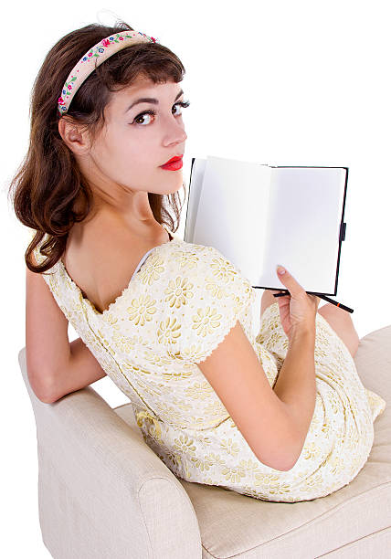 istock Female Art Student with Sketchbook and Copy Space 465380080