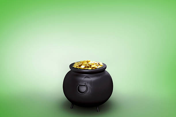istock Composite image pot of gold 465380812