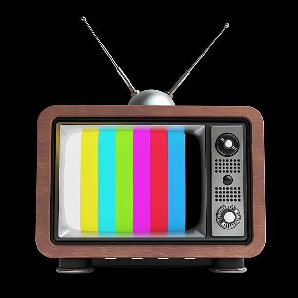 istock vintage TV in wooden case. high resolution 3d render 465387110