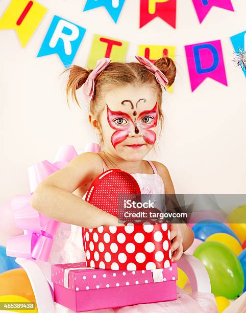 Child Birthday Party Stock Photo - Download Image Now - 2015, Balloon, Birthday