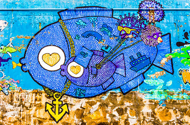 Graffiti of a Whale
