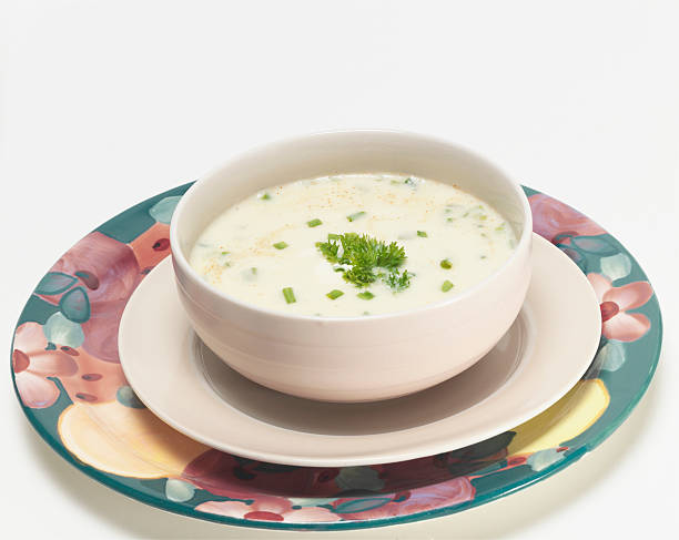 istock Potato and Leek Soup 465390943