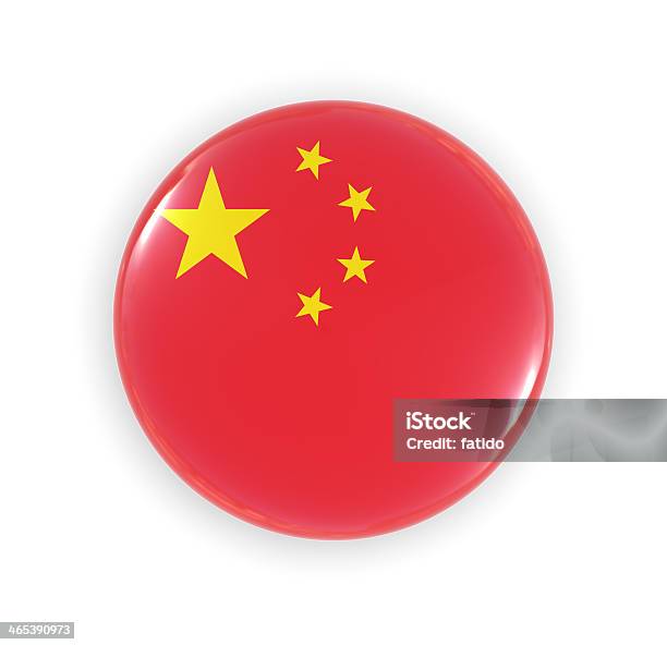 Foto de Bandeira Da China Em Medalha e mais fotos de stock de Bandeira - Bandeira, Bandeira Chinesa, Criação Digital