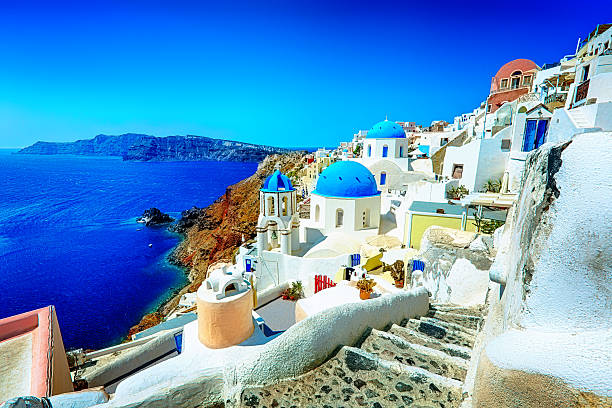 istock Oia (Ia) village on Santorini island, Greece 465392473