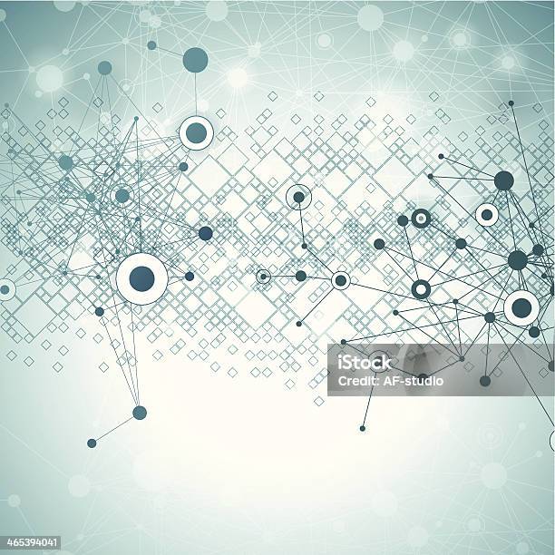 Abstract 2d Network Background Abstract Network Background Stock Illustration - Download Image Now ...