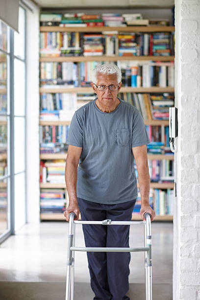 istock On the move with the help of a walker 465400988