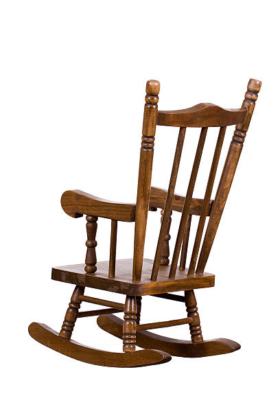 istock old wooden rocking chair 465403799