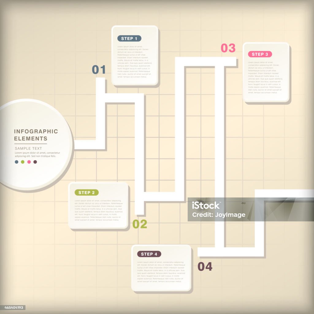 Abstract Flow Chart Infographics Stock Illustration - Download Image ...