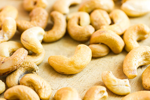 istock Delicious brown cashew on serve 465407206
