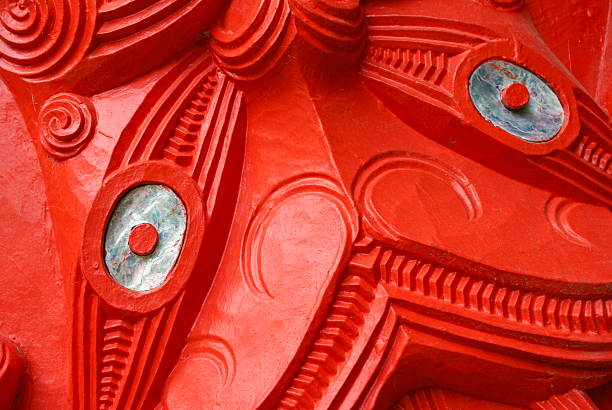 istock Close-Up of a Maori Statue Tiki 465412070