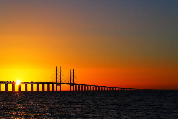 istock Oresundsbron - A Great bridge at sunset! 465414070