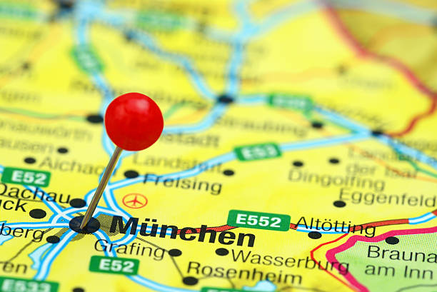 istock Munich pinned on a map of europe 465417558