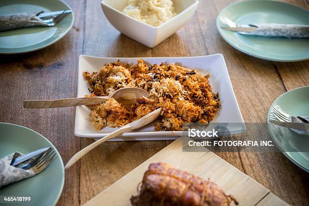Cabbage With Pork Dinner Stock Photo - Download Image Now - Autumn, Baked, Cabbage