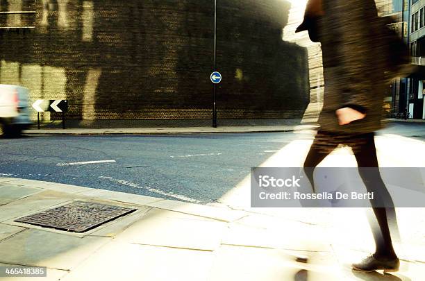 Urban Scene Commuting Stock Photo - Download Image Now - England, Side View, Street