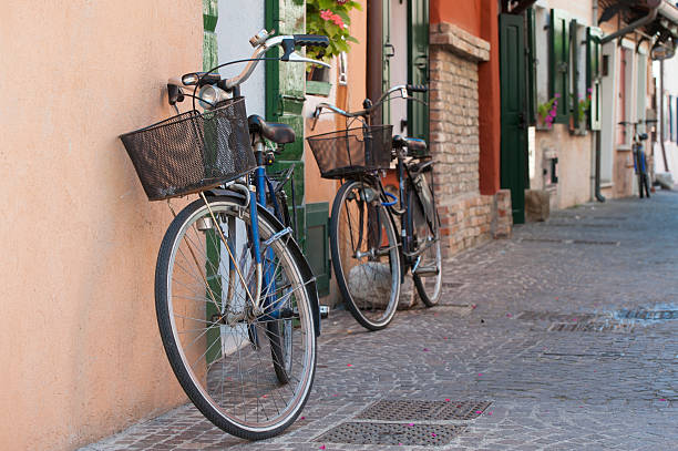 istock Bicycles on the Italian street. 465425562