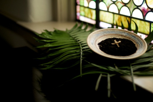 We prepare for the Lenten Season with the imposition of Ashes. The palm branches from last year during Holy Week are burned to prepare for this year’s Ash Wednesday.