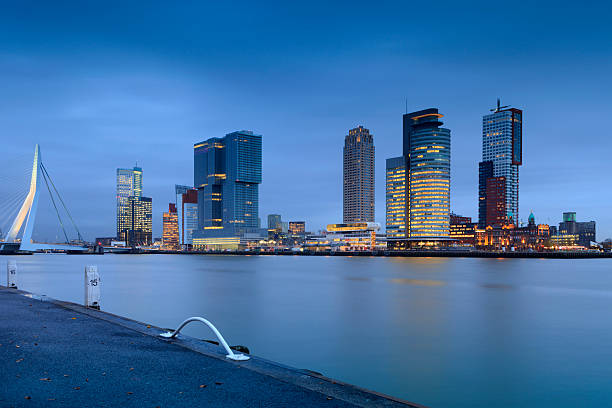 istock modern buildings at Rotterdam's Kop van Zuid 465429449