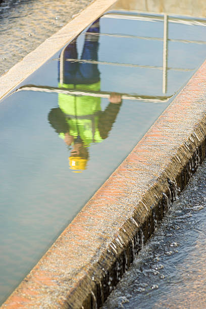istock Water recycling in big sedimentation drainages 465431454