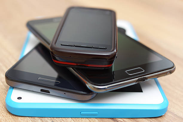 istock Bunch of phones and tablet computer 465435166