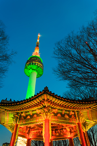 Seoul Tower offers panoramic views of Seoul and the surrounding areas