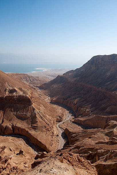 istock Mountains in stone desert nead Dead Sea 465436389