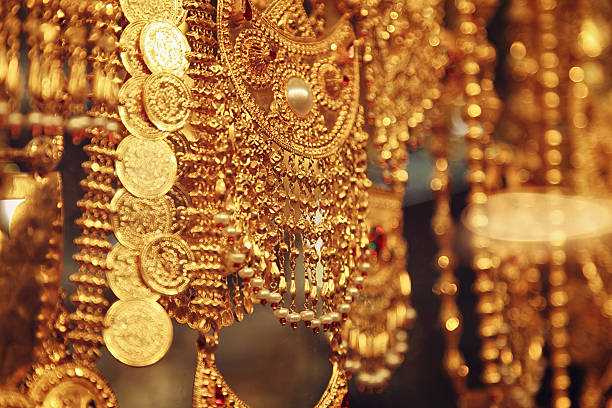 istock Jewelry at Dubai's Gold Souq 465436401