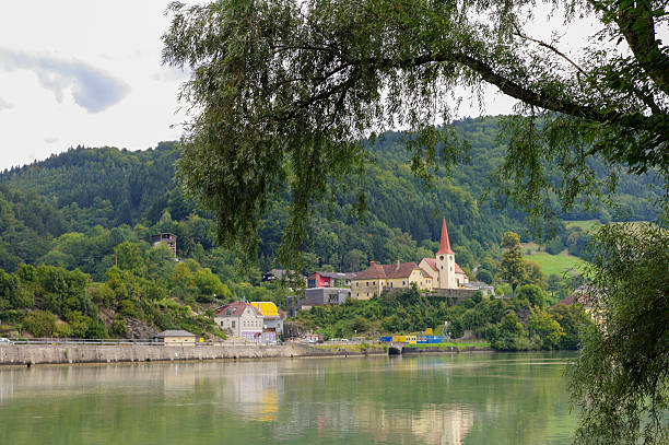 istock small village near grein at austria by danube river 465441157