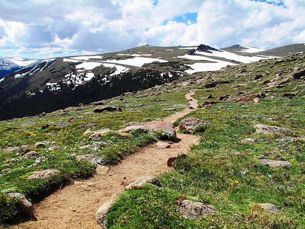 istock Hiking trail at Rocky Mountains 465441467