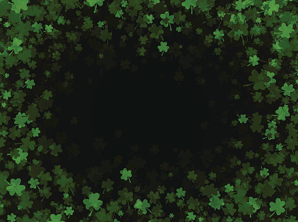 st. patrick's day 배경 - st patricks day day abstract backgrounds stock illustrations