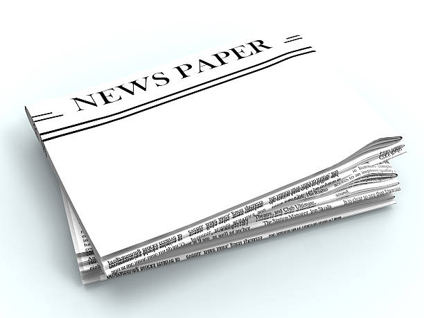 istock Blank Newspaper With Copyspace Shows News Media Headline Space 465448709