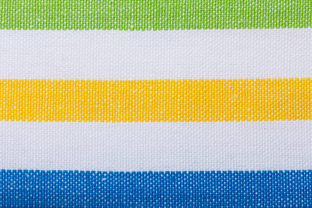 istock Closeup of colorful striped textile as background or texture 465450019