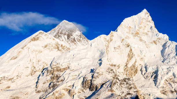 istock Mount Everest and Nuptse panoramic view from Kala Pattar 59MPix 465451379