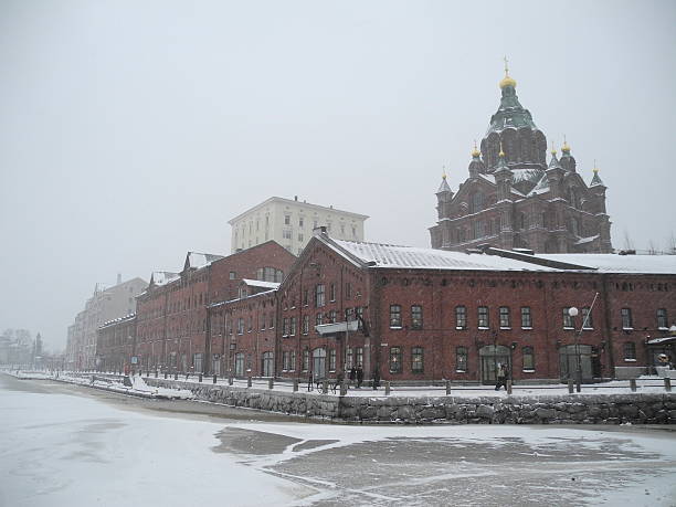 istock Helsinki Port and Uspenski Cathedral 465452876